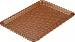 Constructed from durable steel, the cookie sheet boasts excellent warp resistance to last through the years. A textured...
