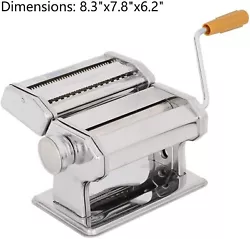 Use pasta blades to get thin or wide pasta, suiting your dish you want to make. 【NO STRILLING】A table clamp works...