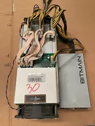 Used Bitmain S9 Bitcoin miner with 1600 watt PSU. Can be plugged into a 110V outlet or 220V.  Asking $100 with free...