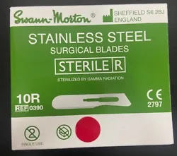 Stainless Steel Surgical Blades - 10R. VPI Protected.