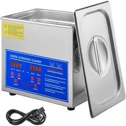 Powerful Cleaning Effect: The machine possesses ultrasonic cleaning frequency 40kHz, the most fitable frequency, with...