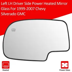   Feature:-Fits LH (Driver Side)-Power Operation -With Heat -Built to strict quality control standards .