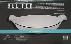 The Bel Fer collection of enamel cast iron cookware blends timeless function with classic beauty.  This 8