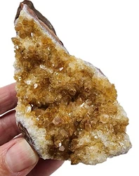 Natural Citrine Crystal Cluster from Brazil. 3.35