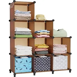 【Easy to assemble and disassemble】: our cube storage organizer is a simple module structure. Following the guide,...