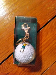Golf Ball Keychain - Novelty Gift - 3