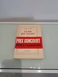 Livre Ancien Michel Tournier Prix Goncourt 1970 Le Roi Des Aulnes. État satisfaisant couverture légèrement jaunie...
