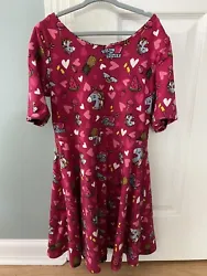Reversible Dress Size 8 (Unicorns/Roses). This dress is really adorable. One side is pink with unicorns. The other...