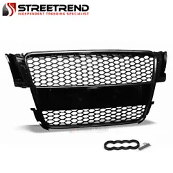 APPLICATION : For 2008-2012 Audi A5 B8 / 8T Models. STYLE : Front Grill Grille. 2008-2012 Audi S5 B8 / 8T Models. COLOR...