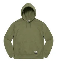 🔥NEW! Supreme x North Face Convertible Sweatshirt/Hoodie| LARGE| SS23| OLIVE GREEN 🫒| NEW IN BAG! -PLEASE ASK...