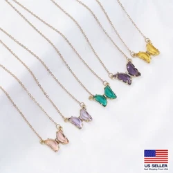 Butterfly Pendant 2cm × 1.5cm. Good usage habits can make the product more durable. Fashion jewelry size are universal...