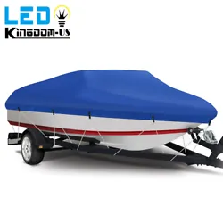 Material: 210D Waterproof PU-Coated Oxford Fabric. Applicable V-Hull Boats - Premium 210 Denier oxford fabric ensures...