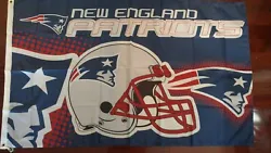 Fly your team colors high and proud with theNew England Patriots 3 x 5 Flag ! This polyester flag. 100% polyester...