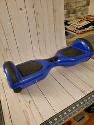SWAGTRON Royal Blue Hoverboard. Includes carry case & helmet, missing power cord.
