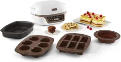 Trois moules Tefal ProFlex (fonte de chocolat, 6 muffins et 6 mini cakes) ainsi quun plat pour grands gâteaux...