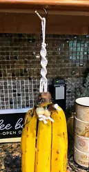 Each Banana Hanger is handmade therefore may have slight differences. Cute Idea for saving the extra Counter Space in...