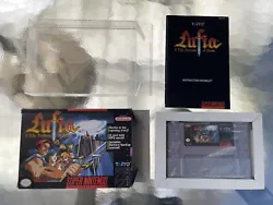 Lufia & the Fortress of Doom (Super Nintendo, 1993) CIB Rare. Has everything complete. What an amazing title and high...