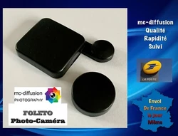 Capuchon dobjectif de caméra, couvercle de protection dobjectif de caméra + housse de boîtier pour GoPro Hero 4 pour...