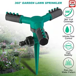 : Our Water Sprinklers For Lawn Can Cover a Distance Of Large And Small Areas 3,000 Square Feet, And You Can Irrigate...