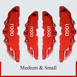 2 Pairs(1 Pair for front brake and 1 Pair for rear brake). Color: Red. You should receive item within 3-5 weeks.