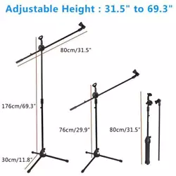 It is in relatively compact size, portable to carry to any performances. Altogether, this microphone mic stand is a...