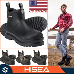 Manufacturer HISEA. 1- 100% Waterproof - The Chelsea ankle boots are made for 5mm neoprene and natural rubber, fully...