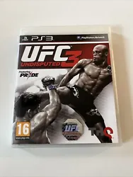 Ps3 UFC Undisputed 3 / Jeu Playstation 3 Complet MMA Combat Sport. Jeu en bon état présentant des rayures.