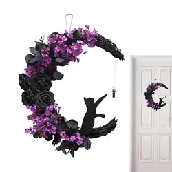 Our exquisite Curved Moon Wreath! Perfect for cosplay or as a unique decor piece, its eco-friendly and healthy....