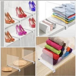 6 Acrylic Shelf Dividers for Shelves w/ Self Adhesive - Purple. Condition is New. Shipped with USPS Priority Mail.