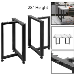 【 PIEDS DE STYLE INDUSTRIELS 】 - Les pieds de table acier sont peints en surface pour une apparence lisse et...