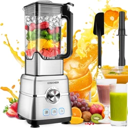 With the strong blades and the solid container, this large super duty blender has the power to grind nuts, beans,...