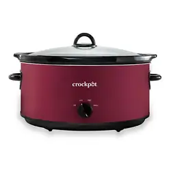 This convenient slow cooker features 3 manual heat settings: High, Low, and Warm, for slow cooking flexibility. The...