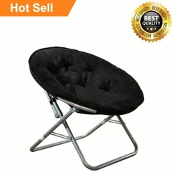 The Mainstays saucer™ chairs cushion is made from durable, plush 100 percent polyester upholstery. The faux-fur...