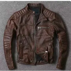 PREMIER QUALITY SOFT REAL BUTTER- SOFT LEATHER JACKET. EXACT MATERIAL: COW HIDE FULL GRAIN NAPPA LEATHER. FASHION...