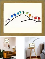 Sea Glass Rainbow Bird: Each bird is made of genuine sea glass and has a unique design, making it an outstanding...