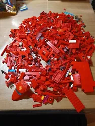 Lot Lego Rouge Vrac.