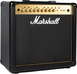 Profitez du gros son Marshall avec des effets numériques et un bel aspect « Gold » ! - Poids : 16,60 kg. - Finition...
