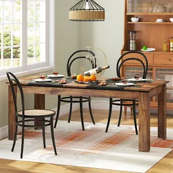 【A dining room that’s ready for everything】(Size:33.4 in x 70.8 in x 29.5 in), A table full of character and...