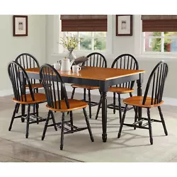 Update your dining room with this spacious farmhouse dining table set. Dining Room Table Set. This table set can sit up...