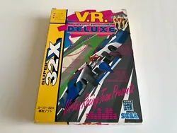 Je vends un jeu 32X Japonais Virtua Racing en très bon état! - Boîte en très bon état, un peu écrasée sur les...
