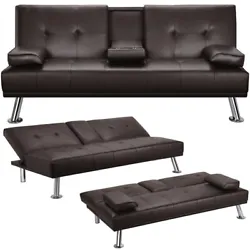 SPECIFICATIONS: Material: Artificial Leather & Iron; Color: Espresso. MODERN DESIGN: The stylish and fashionable design...