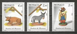 Monaco - Timbres Neufs Luxe - Santons de Provence : Yvert n° 1912 à 1914.