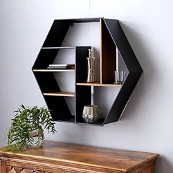 Easy to hang with back keyhole hooks. Suitable for indoor use only. Holds up to 20 lbs. This wall mounted shelf is...