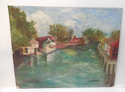 The painting is approx 16
