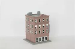 Pre built Z scale Office Building C by Rokuhan. Z Scale Office Building C. Painted and highly detailed structure for Z...
