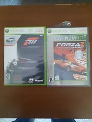 2 Forza Motors Sports Car Games Xbox 360 ..all games well cared for and stored in original cases . Drive truck sun thru...