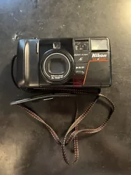 Nikon Tele Touch AF Point & Shoot 35mm Film Camera W/ 35/70 Macro Lens - Works. Tested and is fully functional. Needs a...