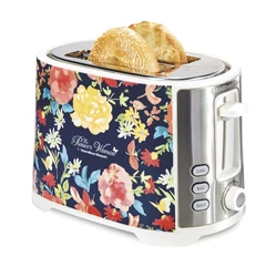 The Fiona Floral Extra-Wide Slot 2 Slice Toaster toasts so much more than just your average sliced bread. Featuring the...