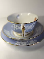 Beautiful cup and saucer set.   Larger coffee/tea cup measures 4 3/8