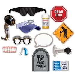 See all of our Over the Hill & Ages Humor Party Supplies.